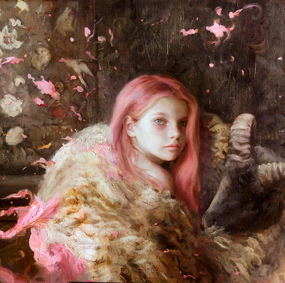 El carnero / The ram, grabado fine art (giclée) de Guillermo Lorca