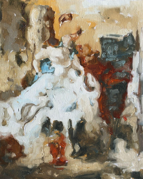 Sin título, 2026, óleo sobre lino de Darian Mederos