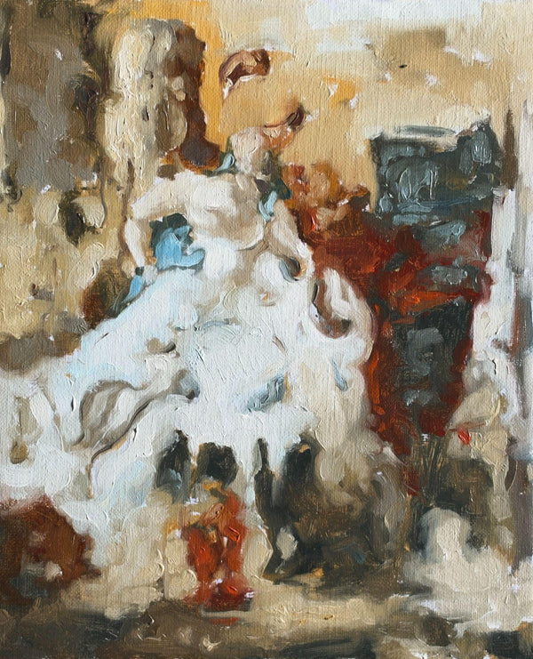 Sin título, 2026, óleo sobre lino de Darian Mederos