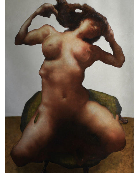 Intrication, 2025, óleo sobre lino de Darian Mederos