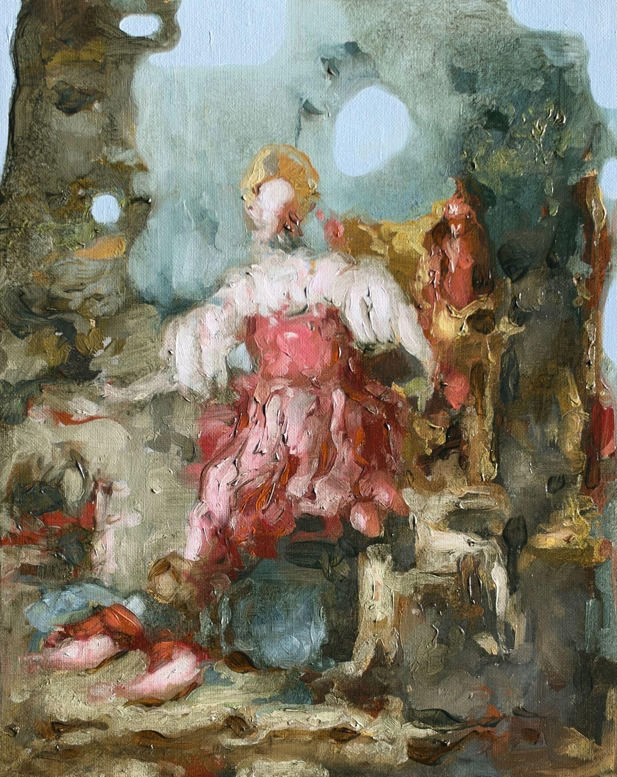 Sin título, 2026, óleo sobre lino de Darian Mederos
