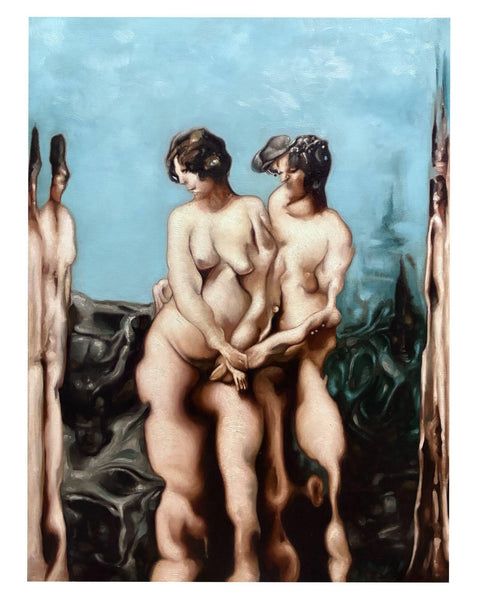 Between Us, 2025, óleo sobre lino de Darian Mederos