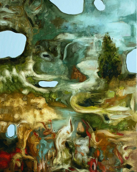 Sin título, 2026, óleo sobre lino de Darian Mederos