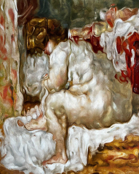 Sin título, 2025, óleo sobre lino de Darian Mederos