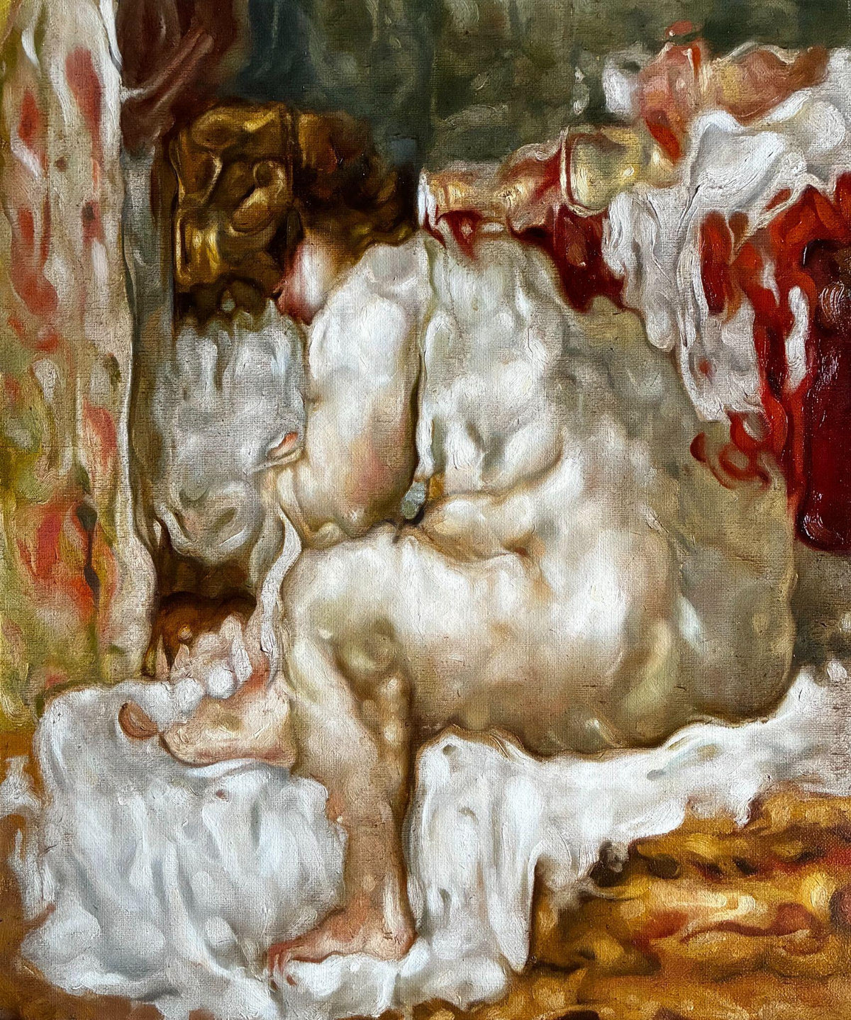 Sin título, 2025, óleo sobre lino de Darian Mederos