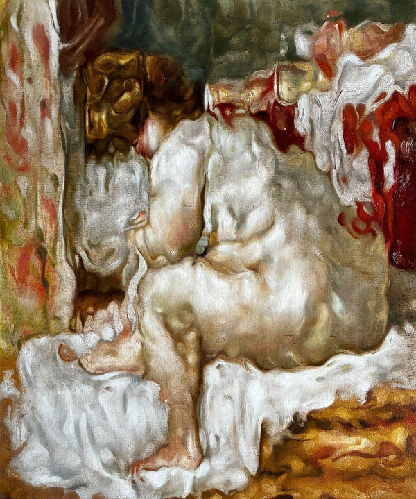 Sin título, 2025, óleo sobre lino de Darian Mederos