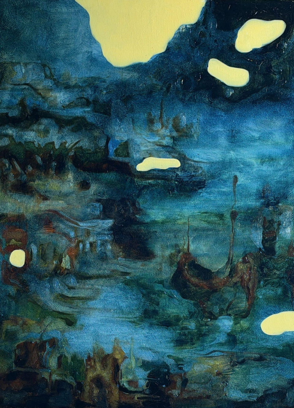 Sin título, 2026, óleo sobre lino de Darian Mederos