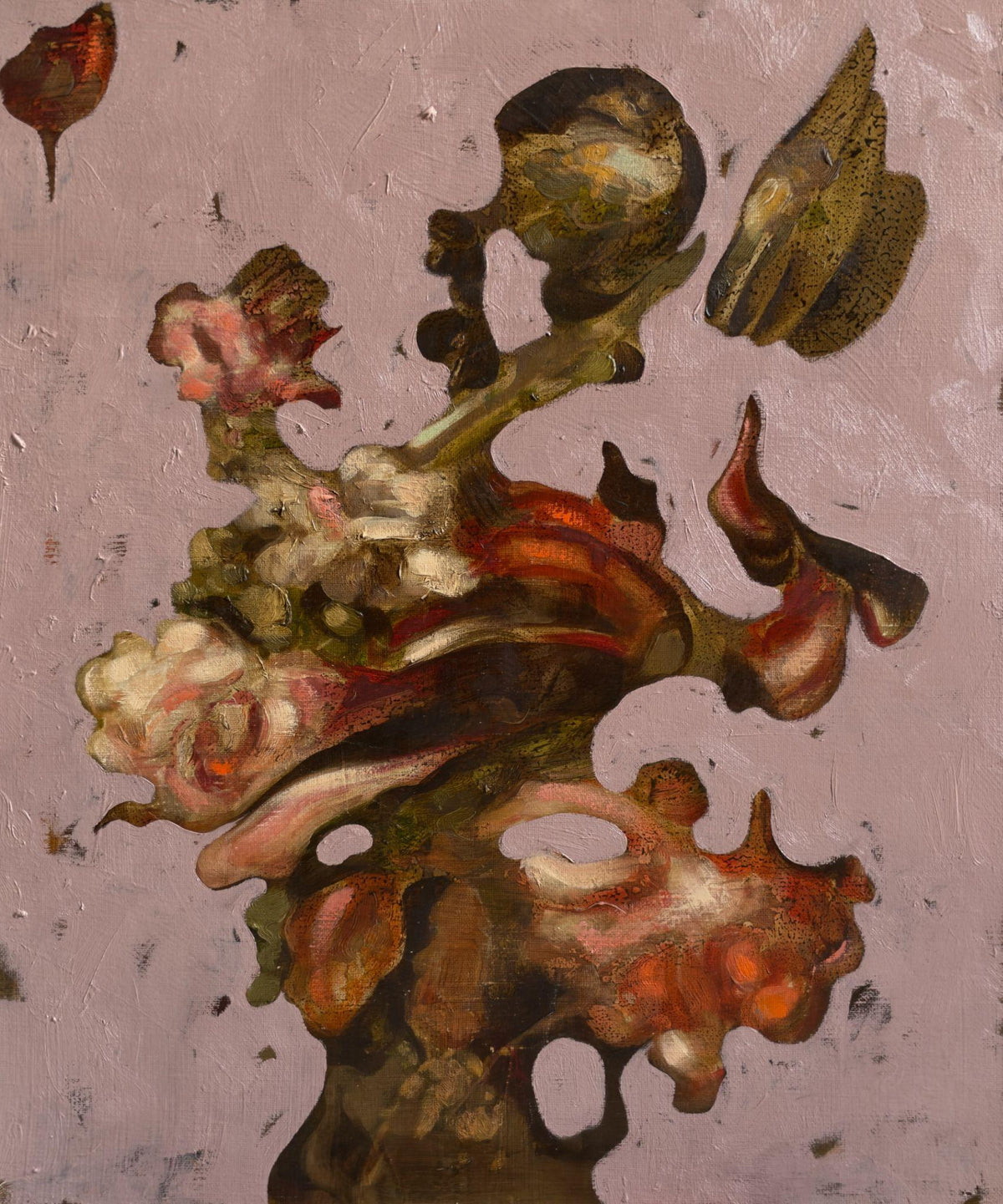 Sin título, 2025, óleo sobre lino de Darian Mederos