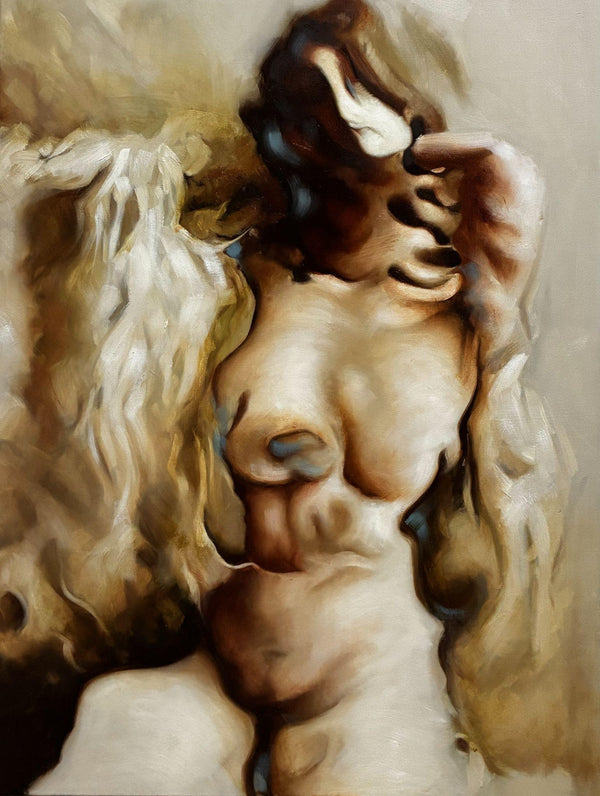 Sin título, 2025, óleo sobre lino de Darian Mederos