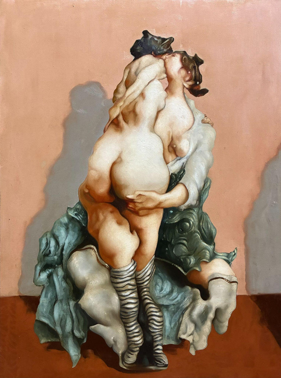 Sin título, 2025, óleo sobre lino de Darian Mederos
