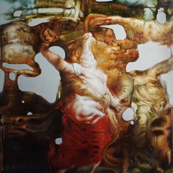 Sin título, 2026, óleo sobre lino de Darian Mederos, 200 × 170 cm