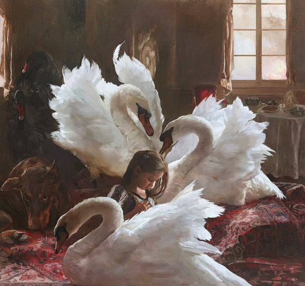 Los cinco cisnes / The five swans