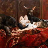 La pantera / The panther, grabado Fine Art Giclée de Guillermo Lorca, 52 x 75 cm