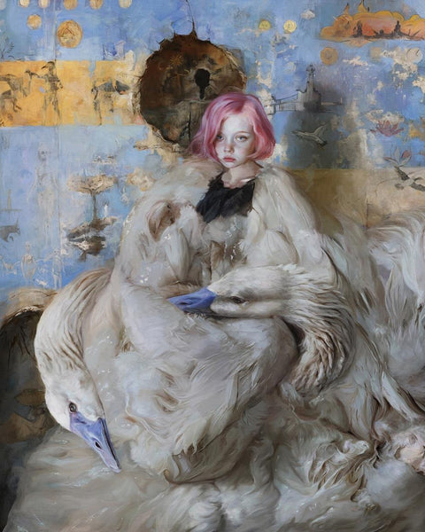 El traje nuevo / Her new dress, grabado Fine Art Giclée de Guillermo Lorca, 101 x 99 cm