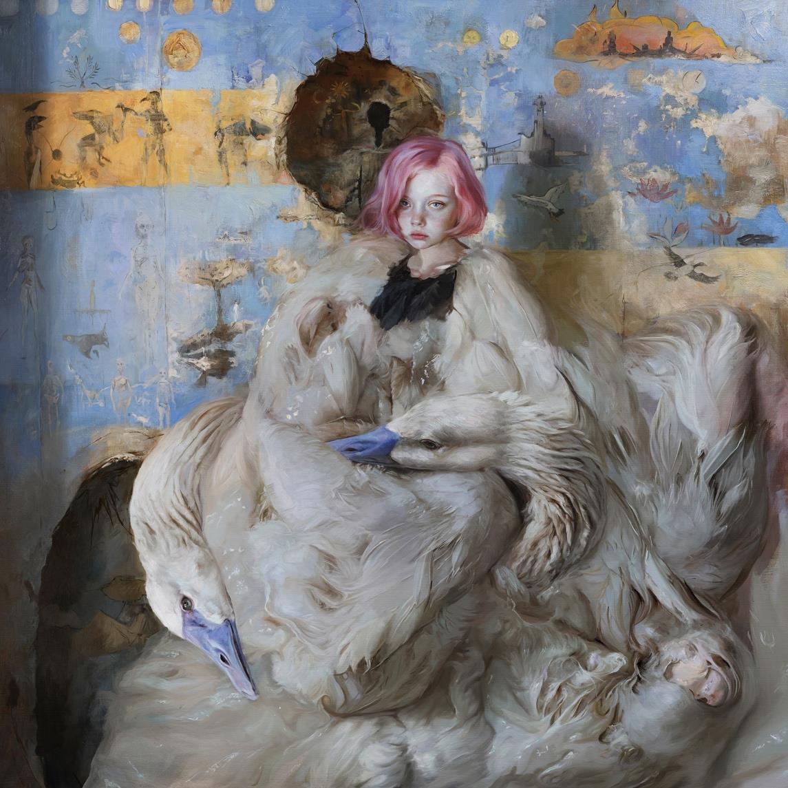 El traje nuevo / Her new dress, grabado Fine Art Giclée de Guillermo Lorca, 101 x 99 cm