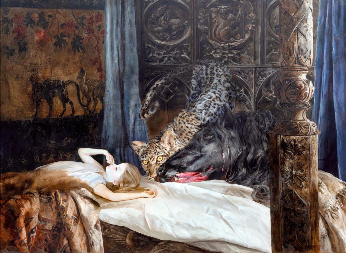 La transformación / The transformation, grabado Fine Art Giclée de Guillermo Lorca, 67 x 90 cm